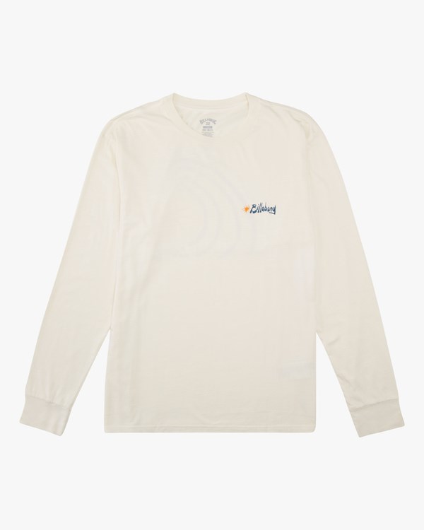 Billabong Peak Wave Washed Long Sleeve T-Shirt Bílé | EDLZHO-702