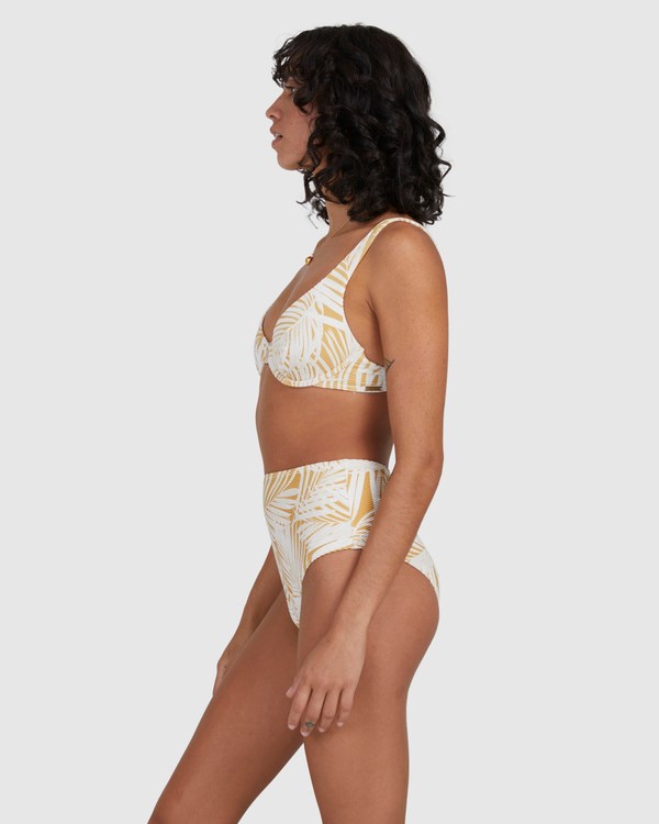 Billabong Peeking Palms Hawaii Retro Bikiny Bottoms Hořčice | EGUCTB-674