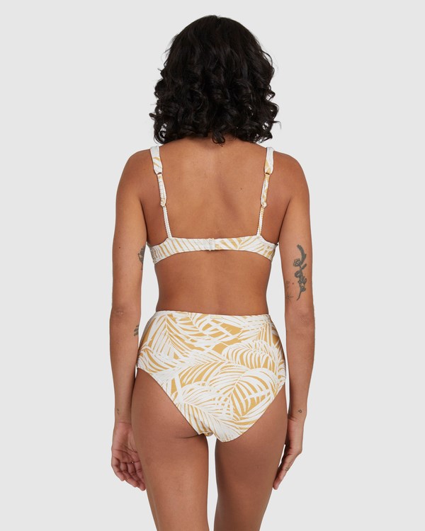 Billabong Peeking Palms Hawaii Retro Bikiny Bottoms Hořčice | EGUCTB-674