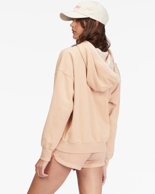 Billabong Perfect Weekend Heavyweight Pullover Hoodie Driftwood | RUXGML-297
