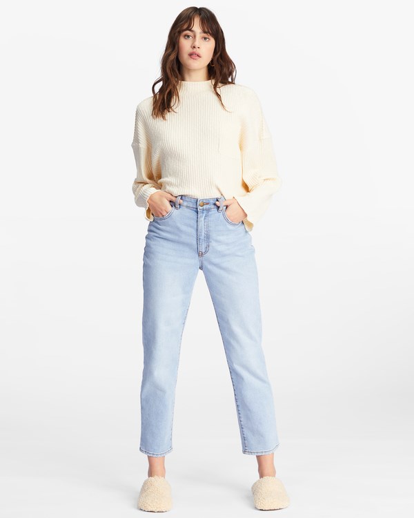 Billabong Perk Up High-Waisted Jeans Indigo | RLGJCN-249