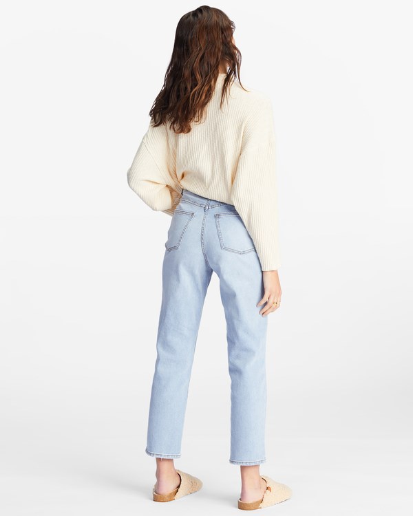 Billabong Perk Up High-Waisted Jeans Indigo | RLGJCN-249