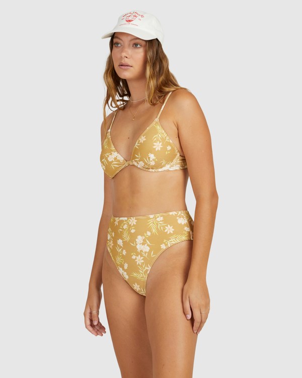 Billabong Piccolo Hi-Rise Maui Rider Bikiny Bottoms Hořčice Zlaté | AQXBVM-180