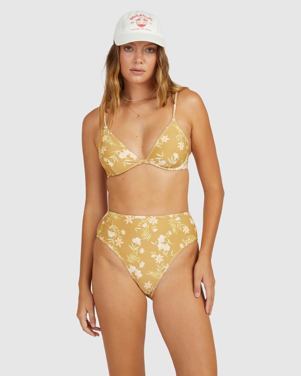 Billabong Piccolo Hi-Rise Maui Rider Bikiny Bottoms Hořčice Zlaté | AQXBVM-180