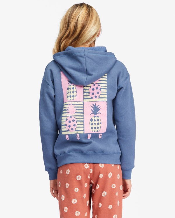 Billabong Pineapple Party Grafická Hoodie Indigo | YOMFQP-245