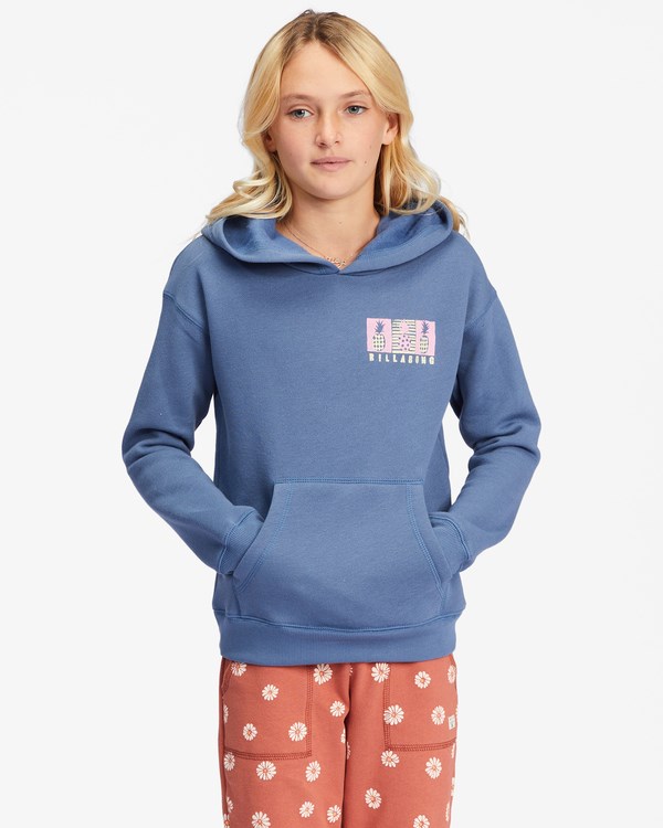 Billabong Pineapple Party Grafická Hoodie Indigo | YOMFQP-245