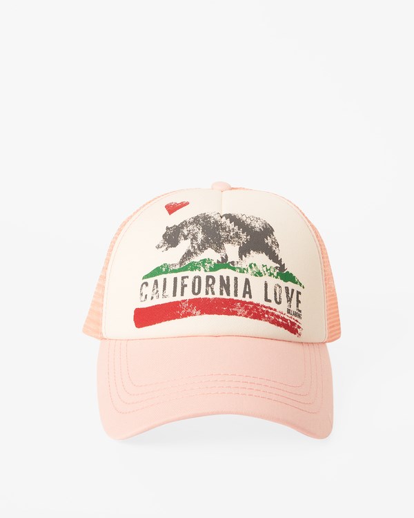 Billabong Pitstop Trucker Hat Peach Pit | GKFNHP-351