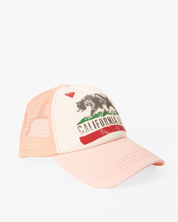 Billabong Pitstop Trucker Hat Peach Pit | GKFNHP-351