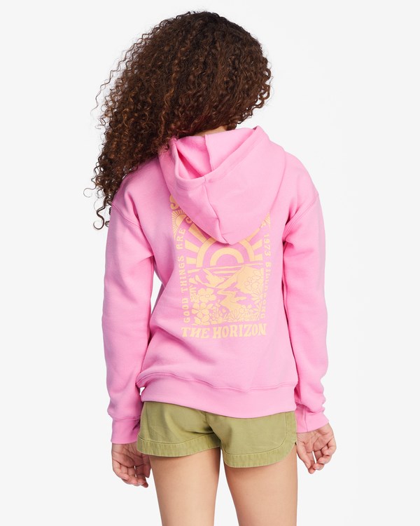 Billabong Pohodlí Zone Grafická Hoodie Růžové | MCWEVJ-416