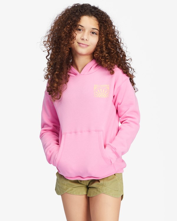 Billabong Pohodlí Zone Grafická Hoodie Růžové | MCWEVJ-416