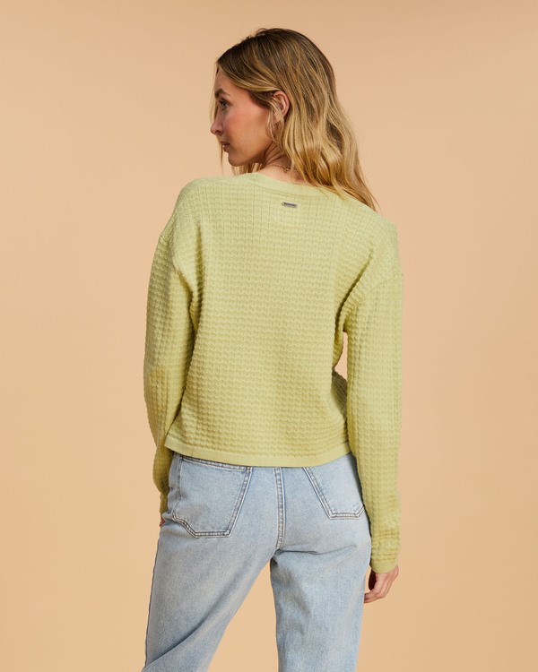Billabong Point Her Out Cropped Cardigan Svetrové Agave | XJMCQR-628