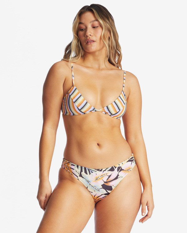 Billabong Postcards From Paradise Charlie Fixed Triangle Bikiny Top Multi | TCURWO-810