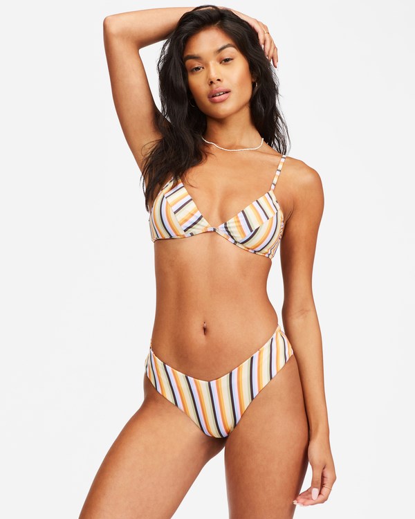 Billabong Postcards From Paradise Charlie Fixed Triangle Bikiny Top Multi | TCURWO-810