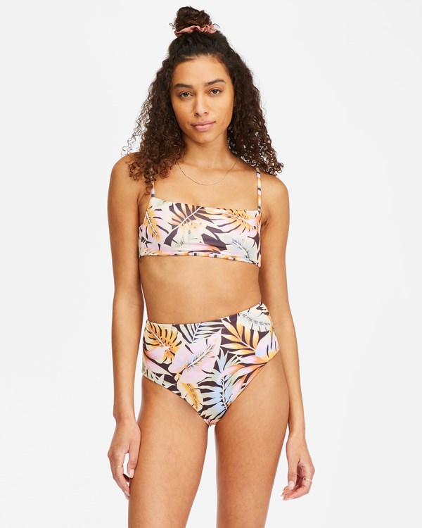 Billabong Postcards From Paradise Reversible Bralette Bikiny Top Multi | ARYTJF-175