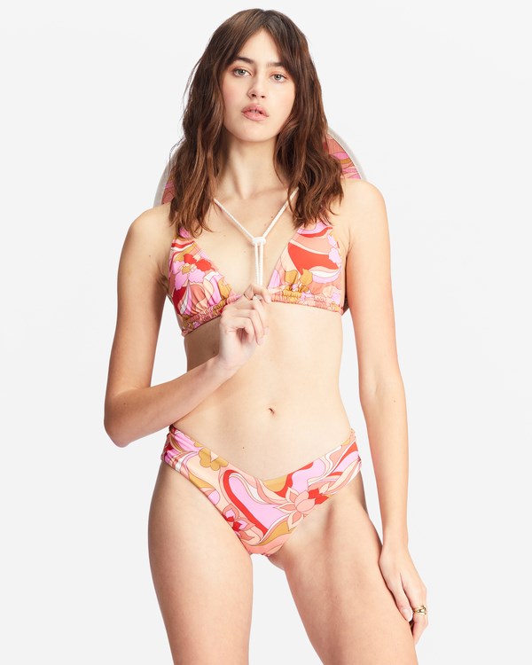 Billabong Pretty Groovy Triangle Bikiny Top Multi | TUJADF-964