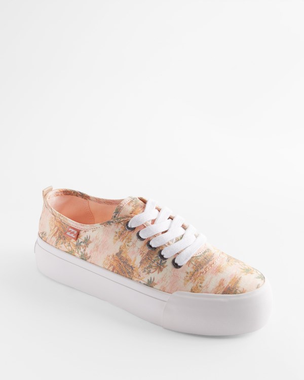 Billabong Puebla Platene Platformy Shoes Buttermilk | DKOFAX-286