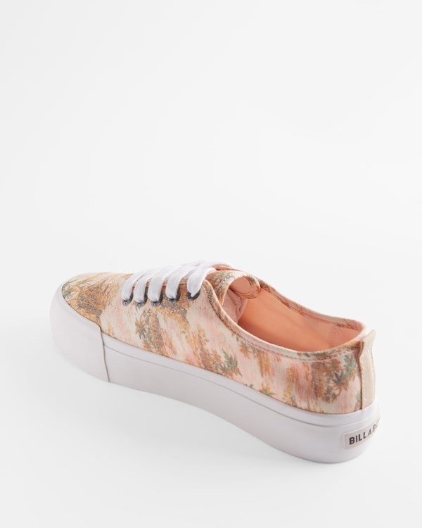 Billabong Puebla Platene Platformy Shoes Buttermilk | DKOFAX-286