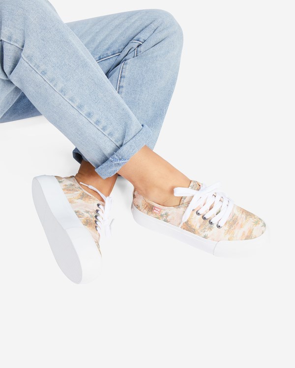 Billabong Puebla Platene Platformy Shoes Buttermilk | DKOFAX-286