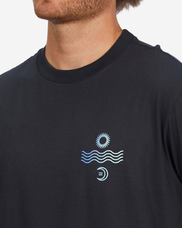 Billabong Radiation Krátké Sleeve T-Shirt Černé | VJQPWZ-459
