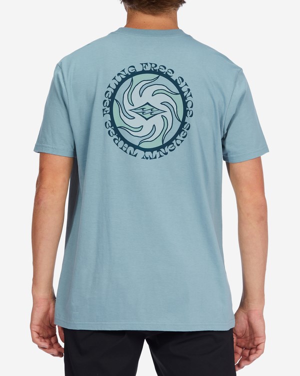 Billabong Radiation Krátké Sleeve T-Shirt Blankyt | WZUKEP-219