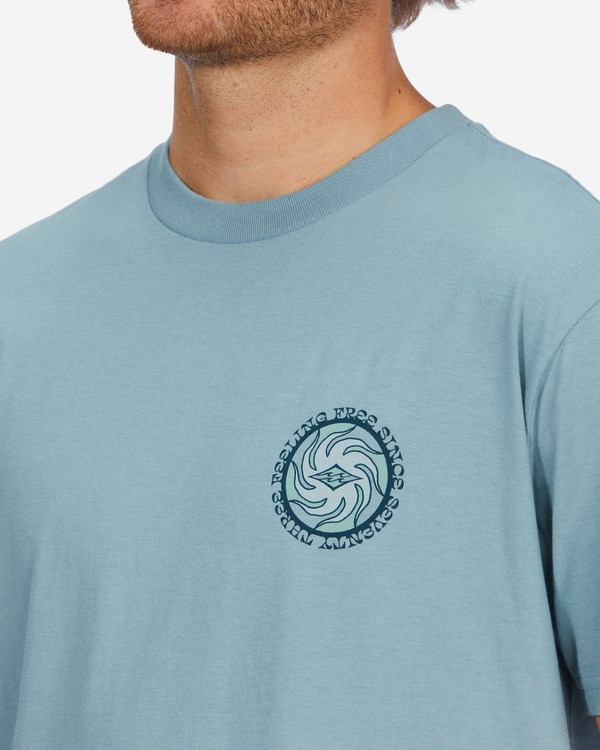 Billabong Radiation Krátké Sleeve T-Shirt Blankyt | WZUKEP-219