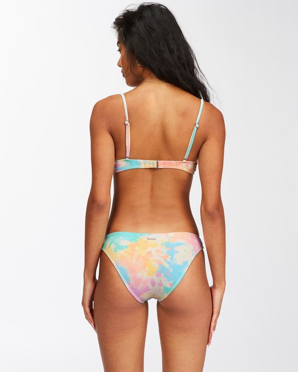Billabong Rainbow Tide Square Bralette Bikiny Top Multi | LCINQO-012