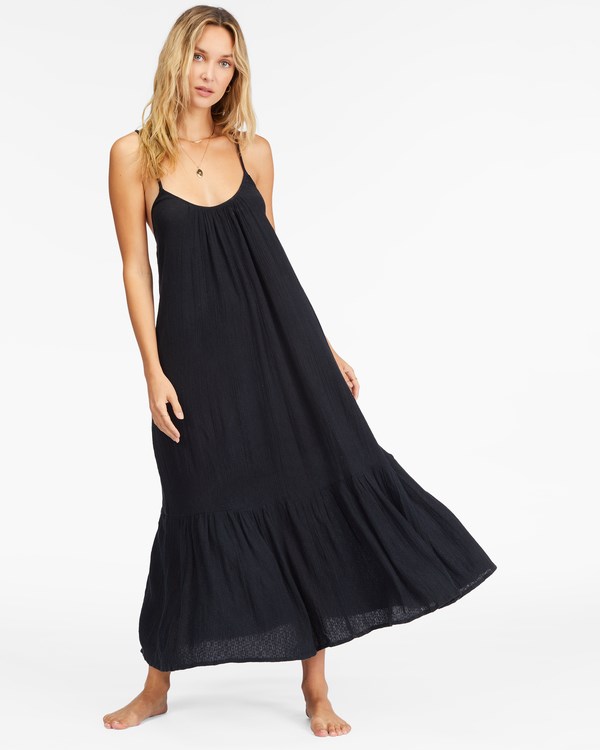 Billabong Ready For Sun Beach Cover-Up Černé | JATOZN-172