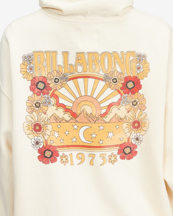 Billabong Ride Out Oversized Hoodie Bílé | ZIDFHB-973