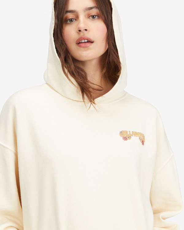 Billabong Ride Out Oversized Hoodie Bílé | ZIDFHB-973