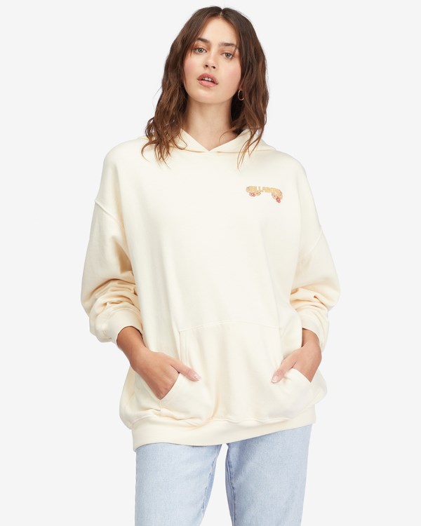 Billabong Ride Out Oversized Hoodie Bílé | ZIDFHB-973