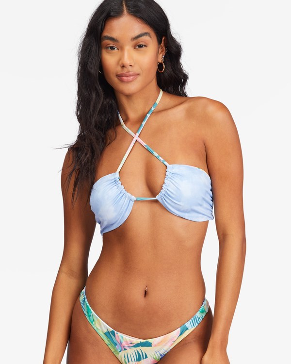 Billabong Rides And Tides Bandeau Reversible Bikiny Top Multi | YFILWB-293