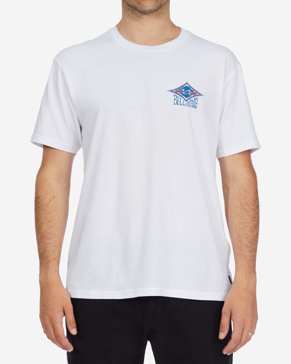 Billabong Ridge Organic Krátké Sleeve T-Shirt Bílé | EDHJBI-124