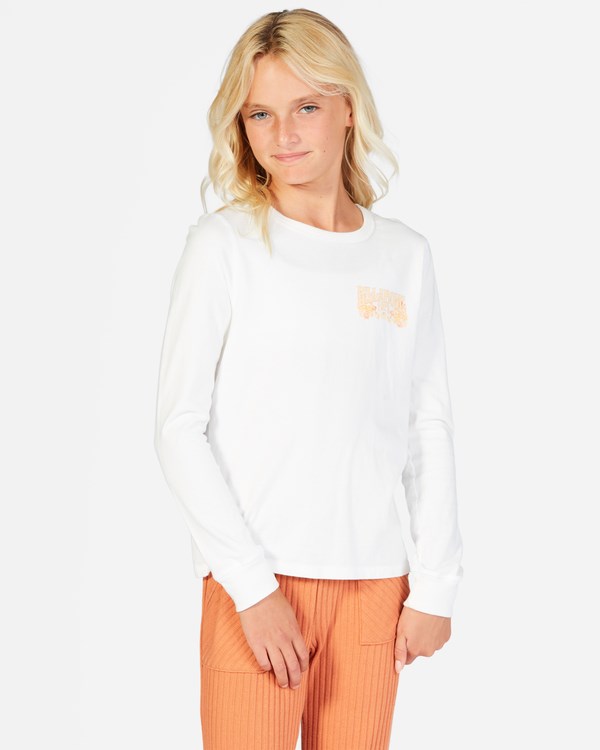 Billabong Rise Up Long Sleeve T-Shirt Salt Crystal | CRMIUP-045