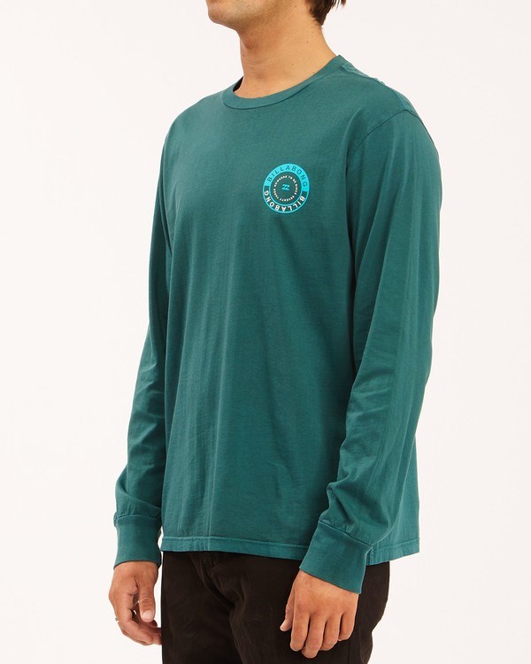 Billabong Rocker Wave Washed Long Sleeve T-Shirt Tmavě | JZTAMR-253