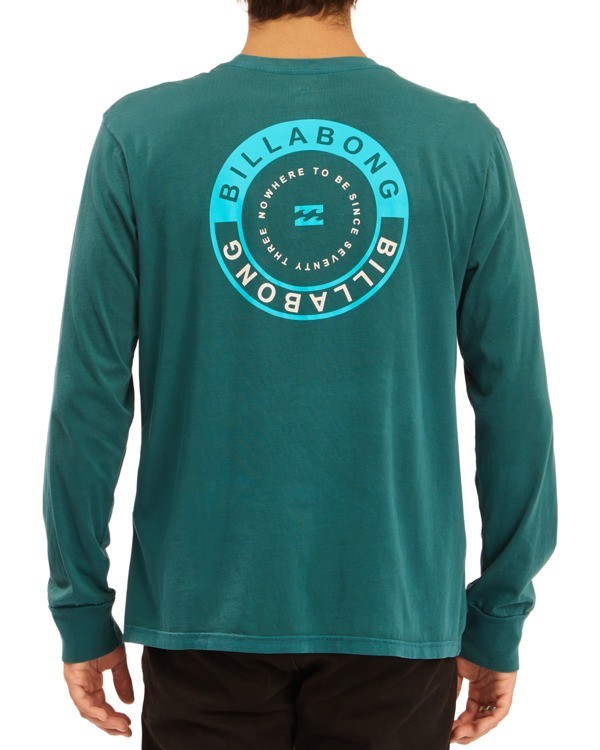 Billabong Rocker Wave Washed Long Sleeve T-Shirt Tmavě | JZTAMR-253