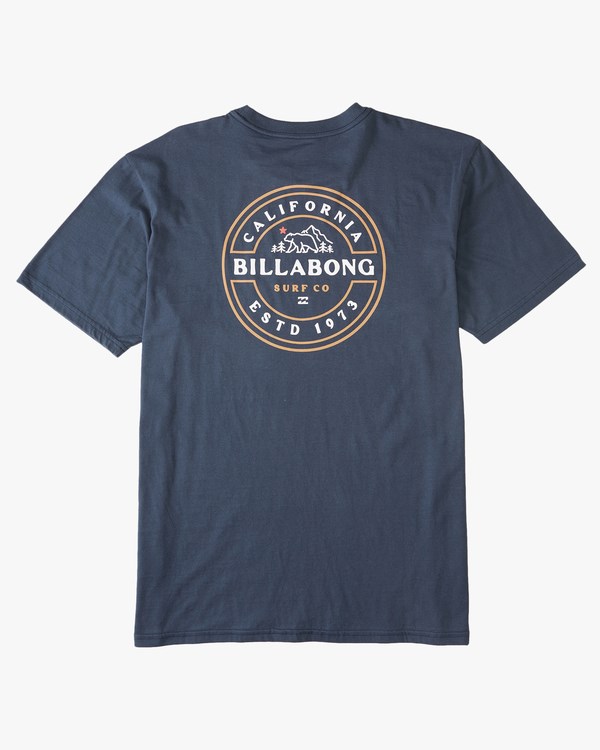 Billabong Rotor California Krátké Sleeve T-Shirt Tmavě Blankyt | JVHYUG-410