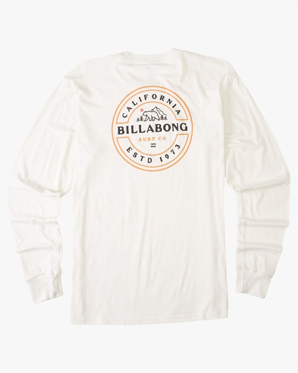 Billabong Rotor California Long Sleeve T-Shirt Bílé | HISCOJ-019
