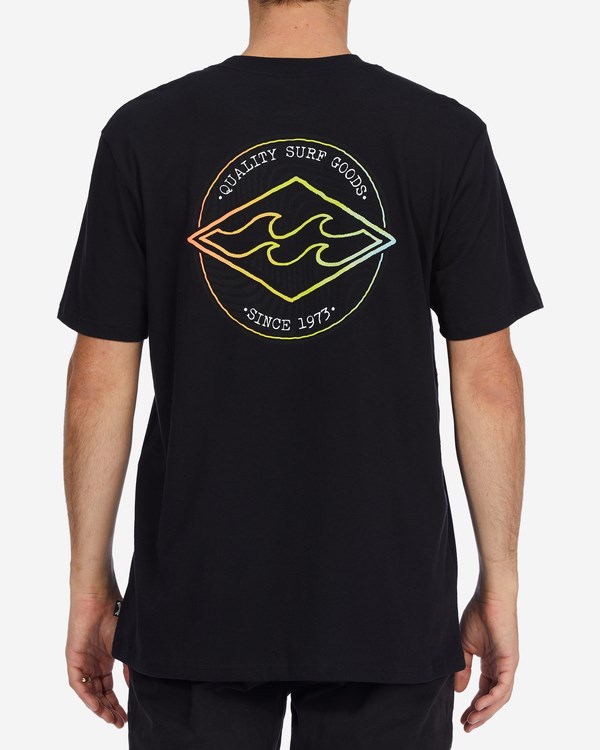 Billabong Rotor Diamond Krátké Sleeve T-Shirt Černé | ANDGOB-341