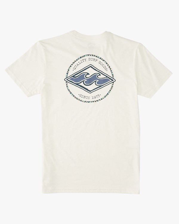 Billabong Rotor Diamond Krátké Sleeve T-Shirt Bílé | DAEHSW-952