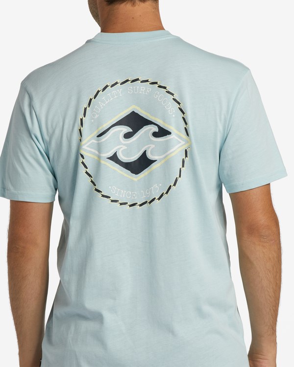 Billabong Rotor Diamond Krátké Sleeve T-Shirt Coastal | KYHXCI-172