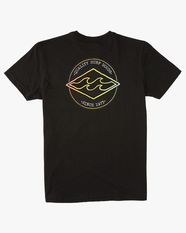 Billabong Rotor Diamond Krátké Sleeve T-Shirt Černé | MAVTQK-017
