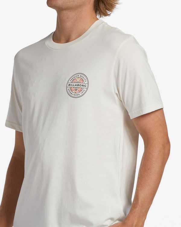 Billabong Rotor Fill Krátké Sleeve T-Shirt Bílé | AFPGJN-816