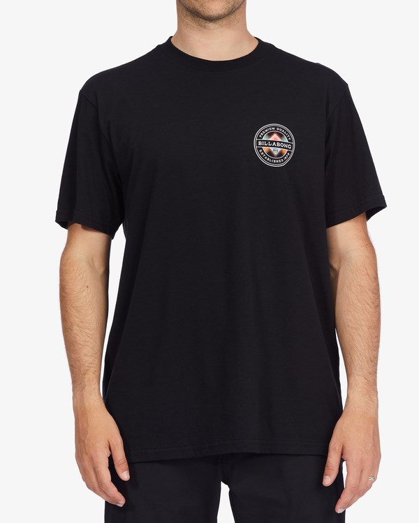 Billabong Rotor Fill Krátké Sleeve T-Shirt Černé | XKPDTH-856