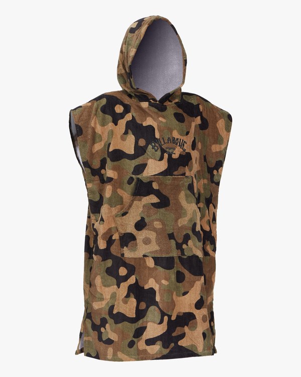 Billabong S Kapucí Towel Maskáčové | MEQCJX-683