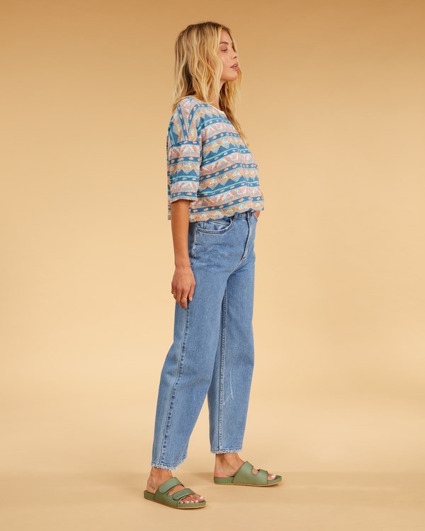 Billabong Salty Blonde Chill Out Jeans Blankyt | HBSDVK-610