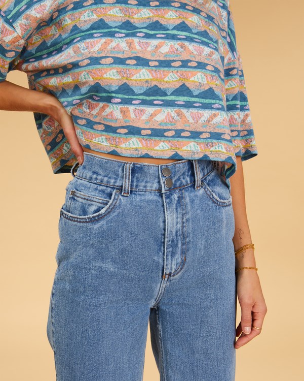Billabong Salty Blonde Chill Out Jeans Blankyt | HBSDVK-610