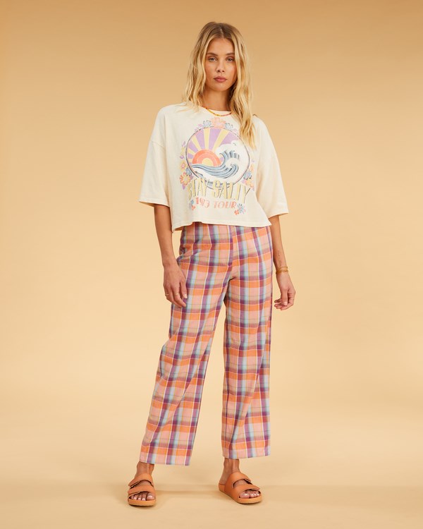Billabong Salty Blonde Still Salty Boxy T-Shirt Bílé | CYPISE-946