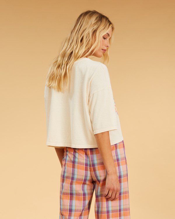 Billabong Salty Blonde Still Salty Boxy T-Shirt Bílé | CYPISE-946