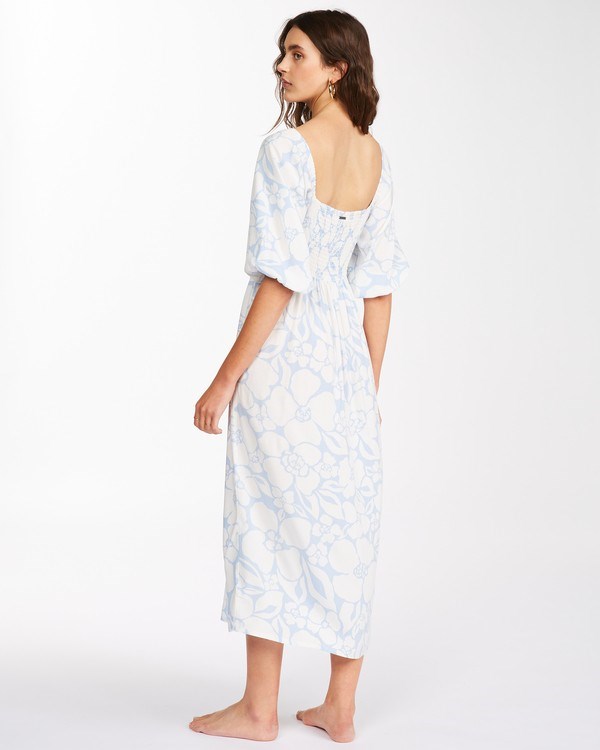 Billabong Salty Sea Midi Šaty Rain Drop | VJHKQC-421