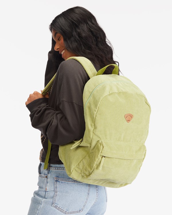 Billabong Schools Out Corduroy Backpack Agave | DUZOBN-206